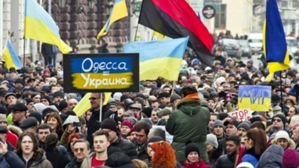 Одесские патриоты поддержали мир и единство Украины