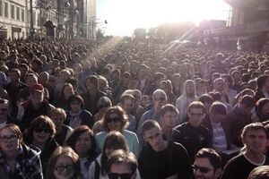 На Марш мира в Москве 21 сентября вышли десятки тысяч человек