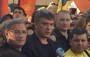 Немцов был одним из организаторов Марша мира в Москве
