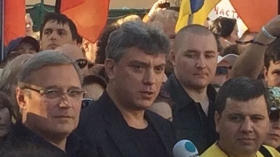 Немцов был одним из организаторов Марша мира в Москве