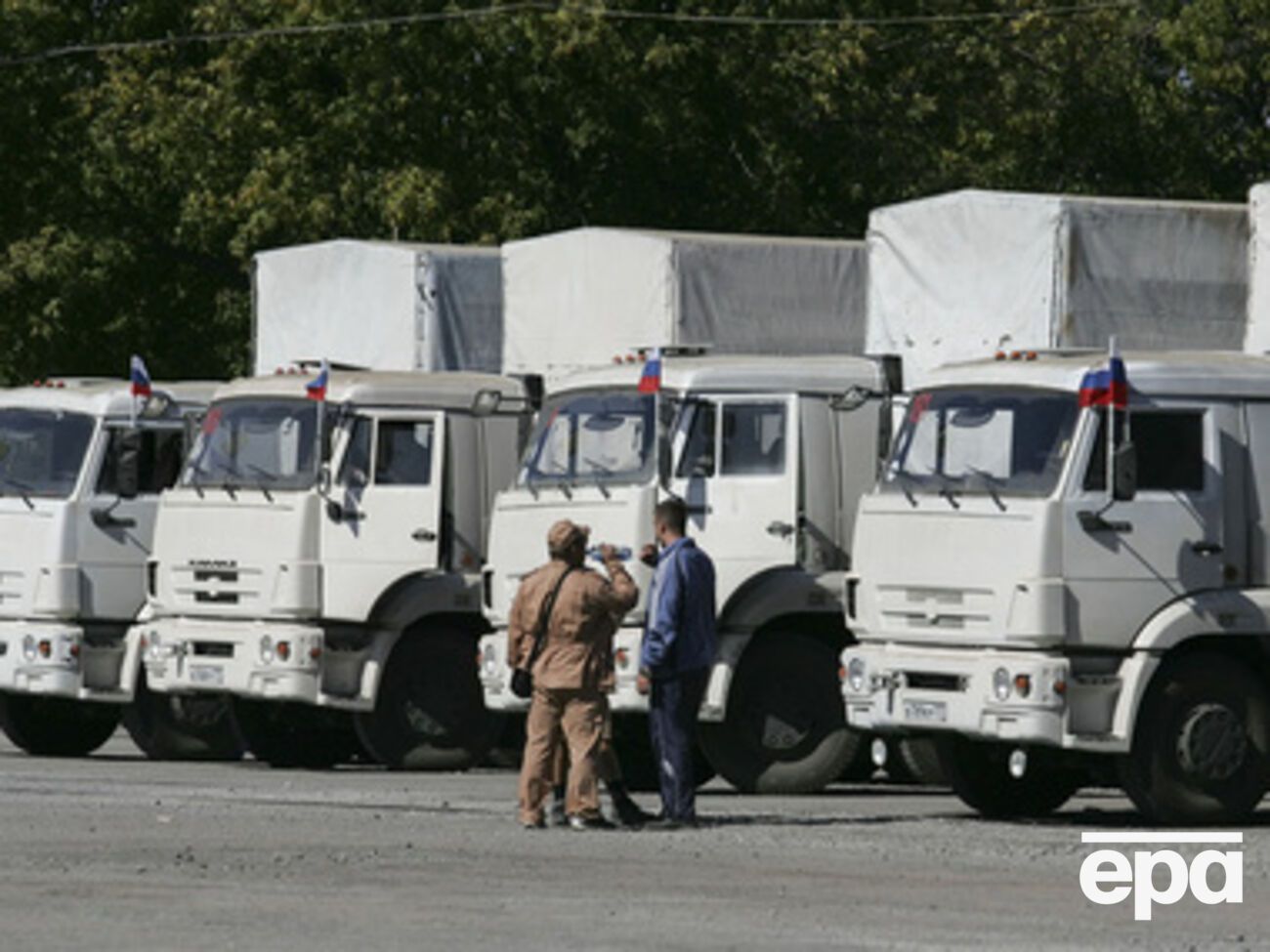 Третий гуманитарный конвой прибыл в Украину на минувших выходных