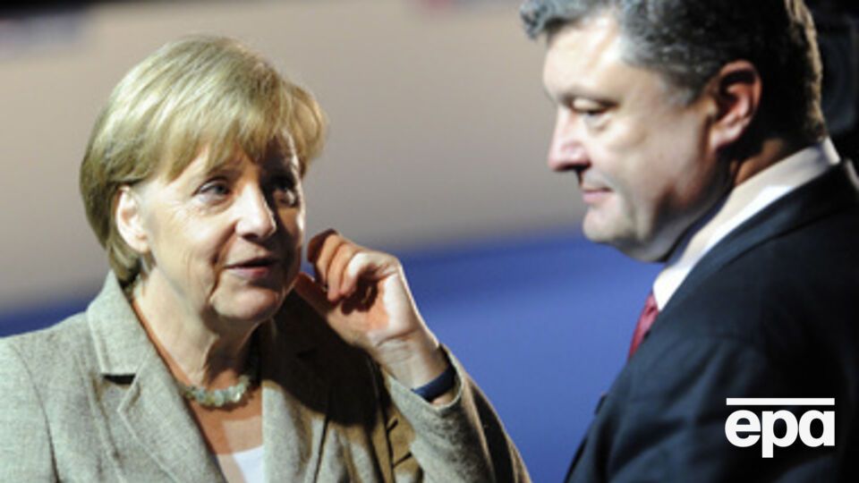 Порошенко и Меркель вновь говорили о выполнении Минских соглашений