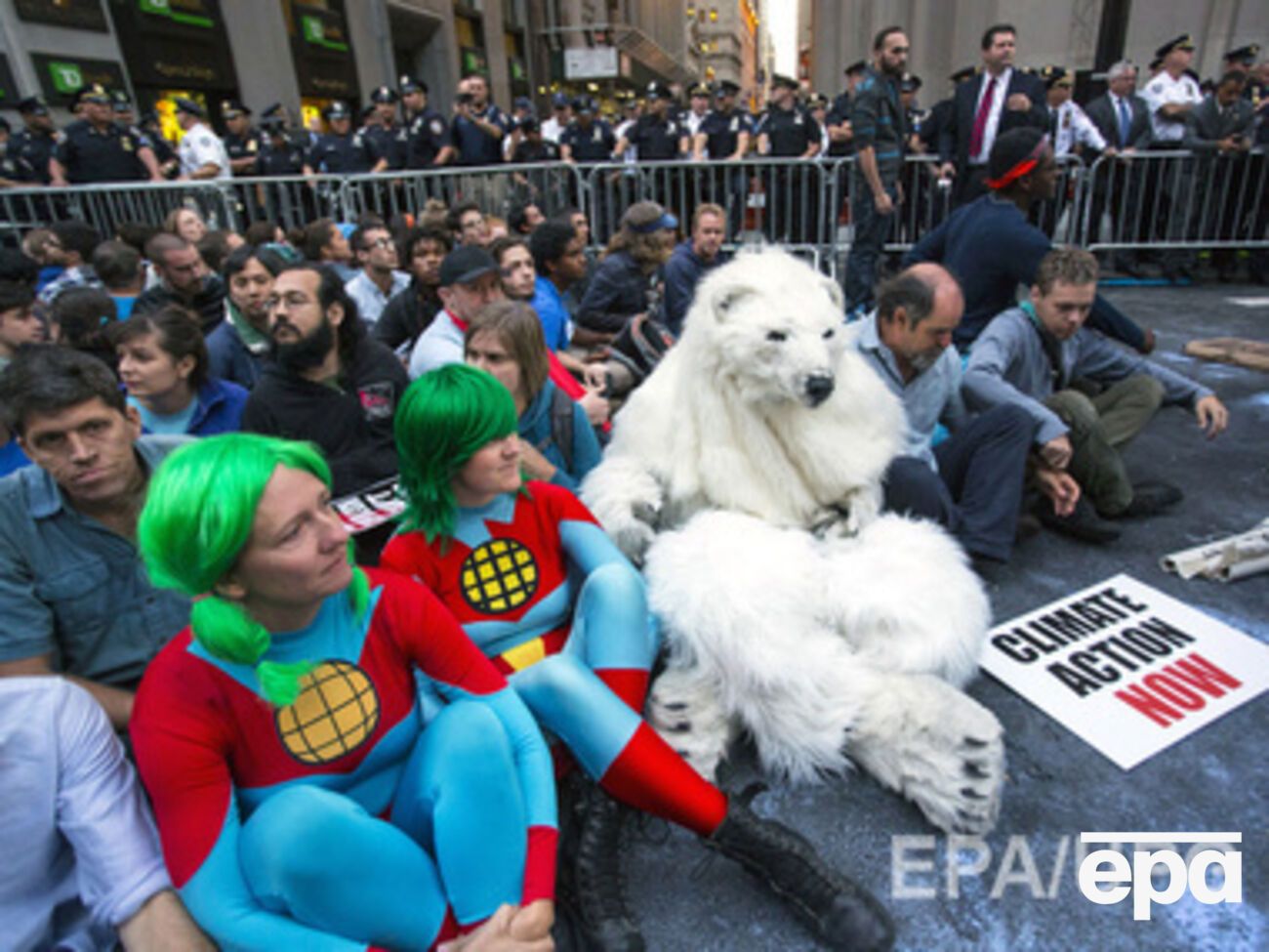 Активисты в Нью-Йорке обеспокоены изменением климата