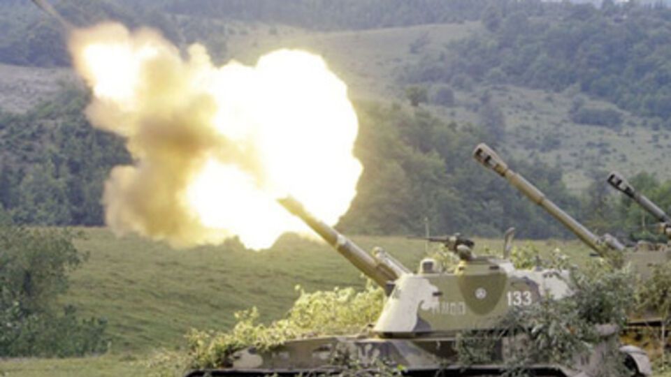 Боевики вели обстрел из минометов и самоходных артиллерийских установок