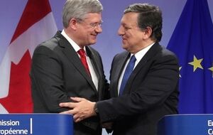 Премьер-министр Канады Стивен Харпер и президент Европейской комиссии Жозе Мануэль Баррозу встретятся в Оттаве