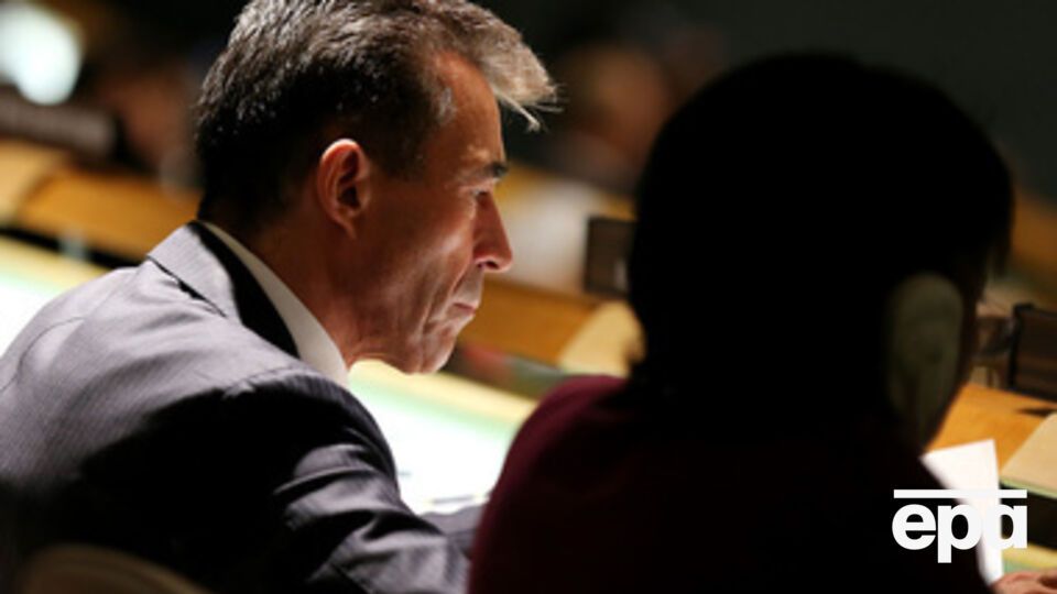 Генеральный секретарь НАТО Андерс Фог Расмуссен на 69-й сессии Генассамблеи ООН в Нью-Йорке