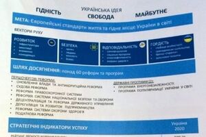 Стратегия Порошенко включает 60 реформ на шесть лет
