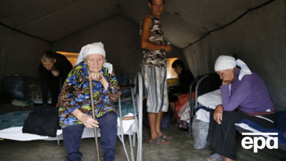 Украинцы бегут от войны