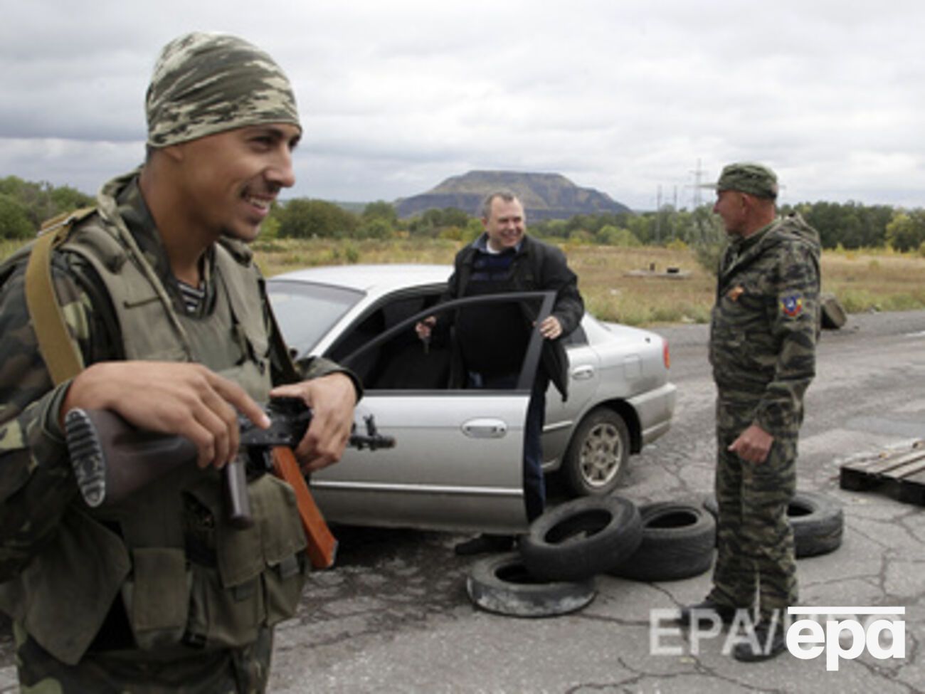 В Донецке боевики отличаются характерным российским говором