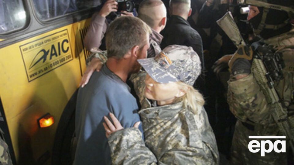 Пленные украинские военные под Константиновкой, в Донецкой области