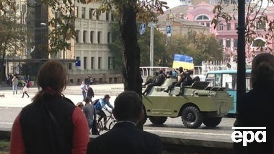 БРДМ на улице Сумской