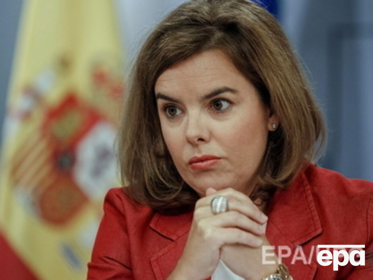 Сорайа Саэн де Сантамария считает объявленный Каталонией референдум ошибкой