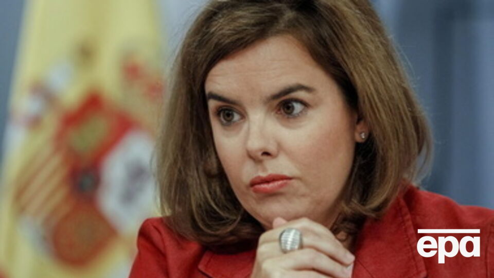 Сорайа Саэн де Сантамария считает объявленный Каталонией референдум ошибкой