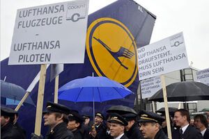 Часть пилотов Lufthansa завтра будет бастовать