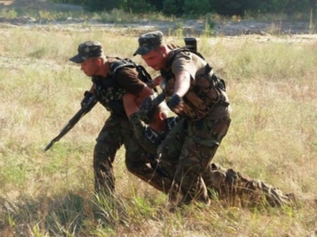 В Мариуполе проходят учения