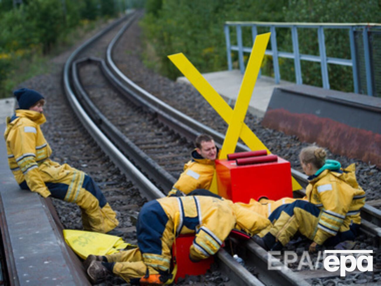 В сентябре немцы были заняты протестами против добычи бурого угля