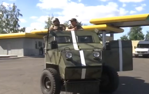 Такую боевую машину трудно поразить из гранатомета из-за компактных размеров