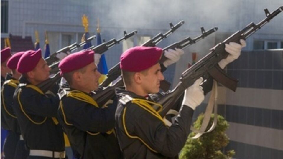 Участники церемонии почтили память погибших в ходе АТО военнослужащих