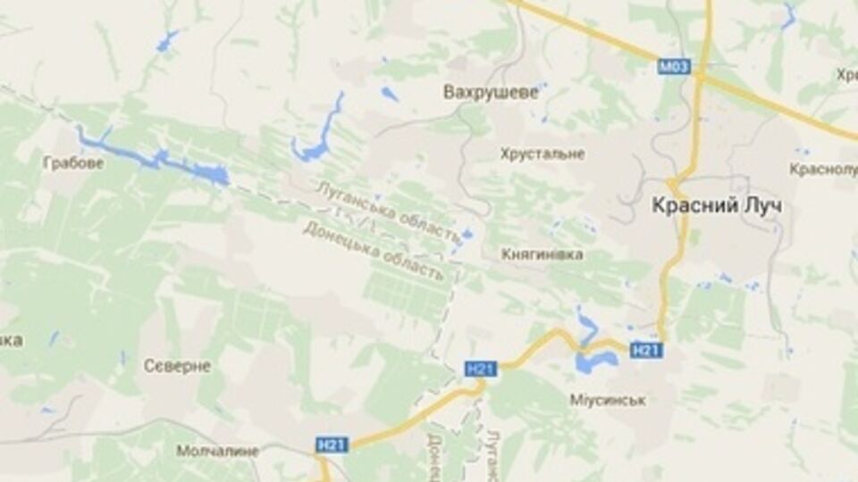 Колонна техники прошла на юг Луганской области