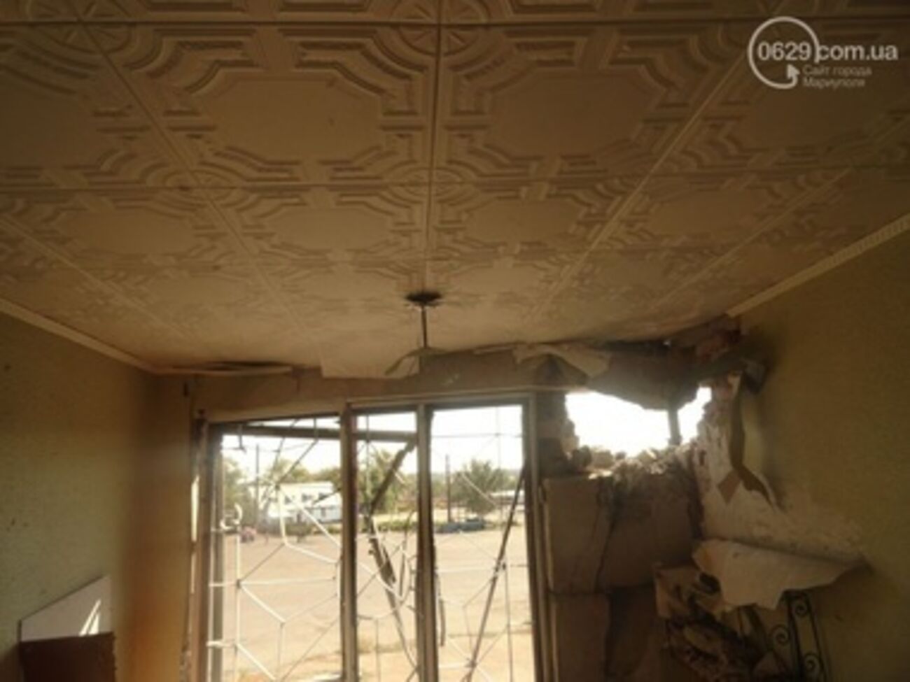 Следы "перемирия" в Мариуполе