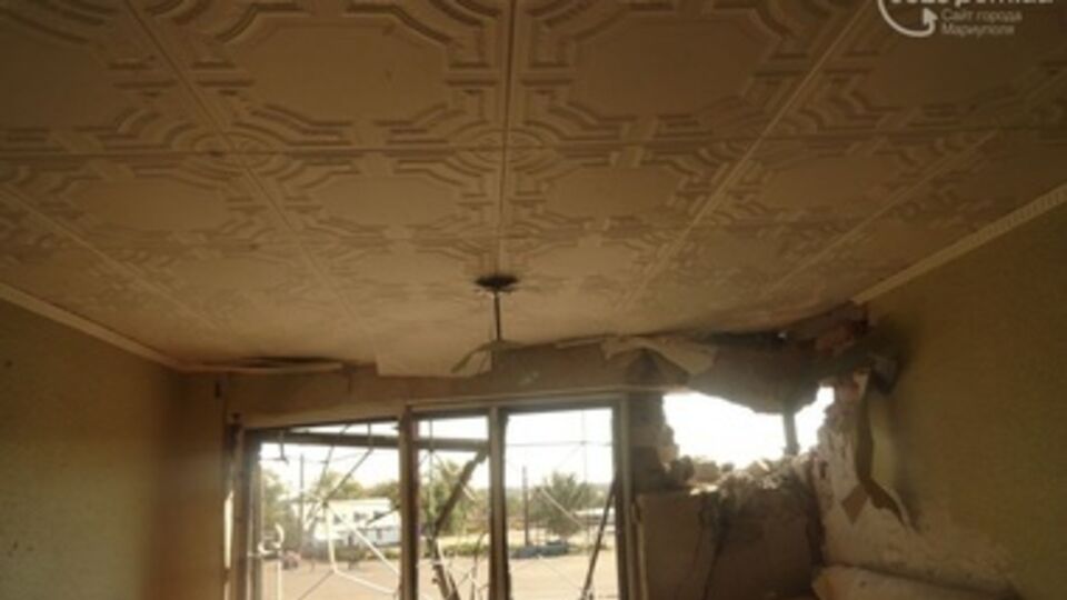 Следы "перемирия" в Мариуполе