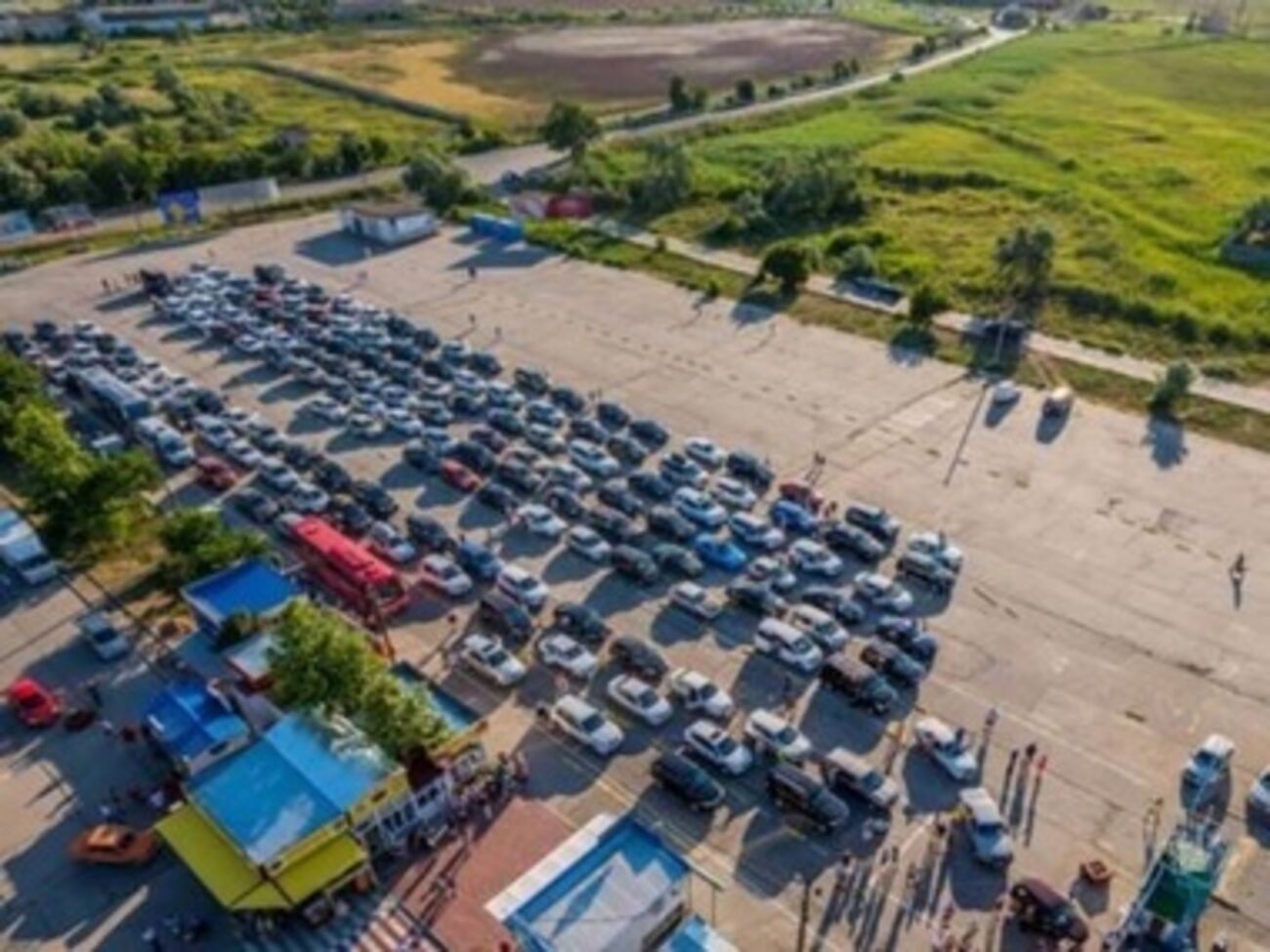 На Керченской переправе снова очереди