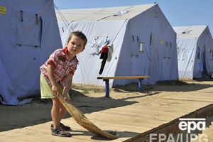 40% из госпитализированных переселенцев --- дети