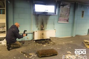 В мечеть бросили "коктейль Молотова"