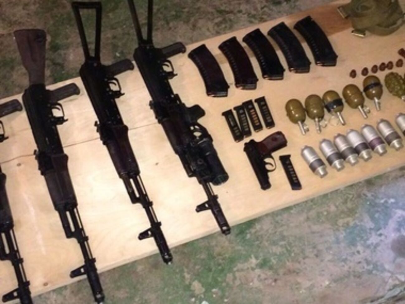 Террористы планировали использовать оружие для организации диверсий