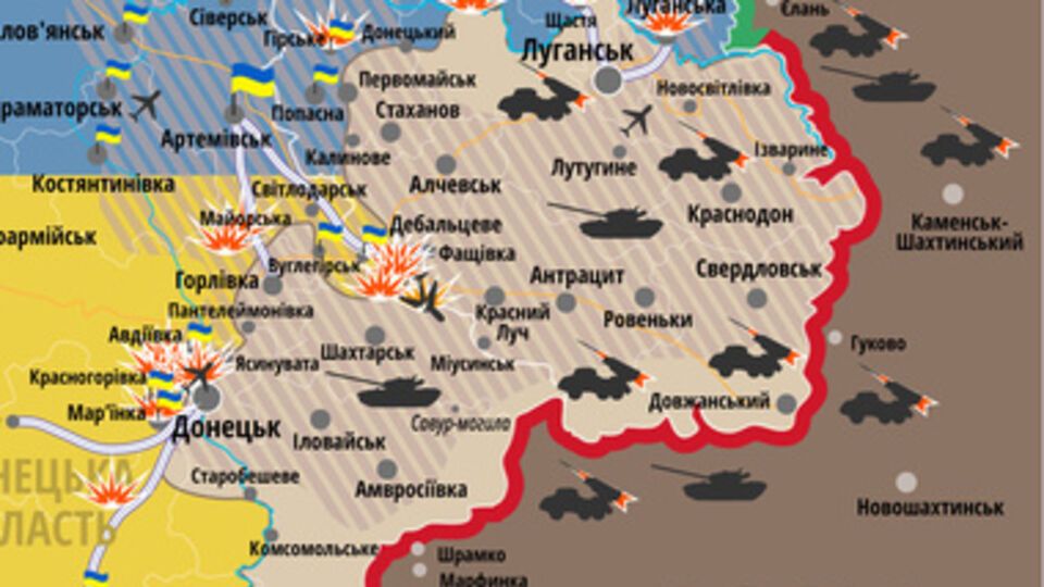 Обстрелы на Донбассе не прекращаются