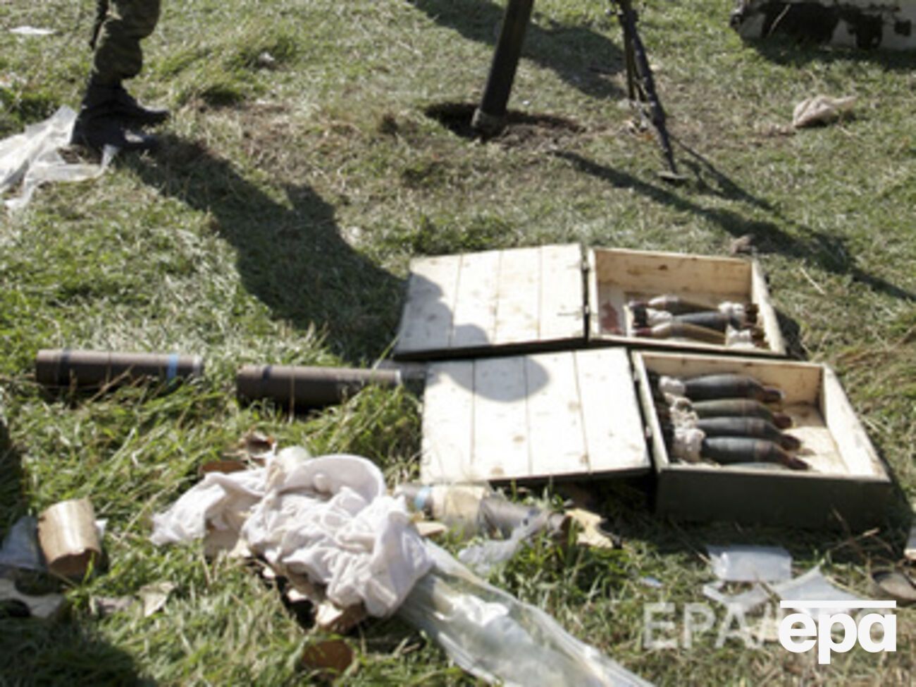 Террористы хранили оружие в тайнике с марта