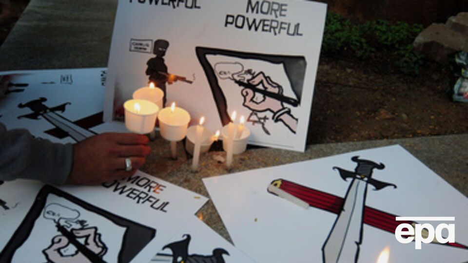 Террористы расстреляли редакцию издания за карикатуры