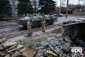 Террористы атакуют блокпост в районе Мариуполя