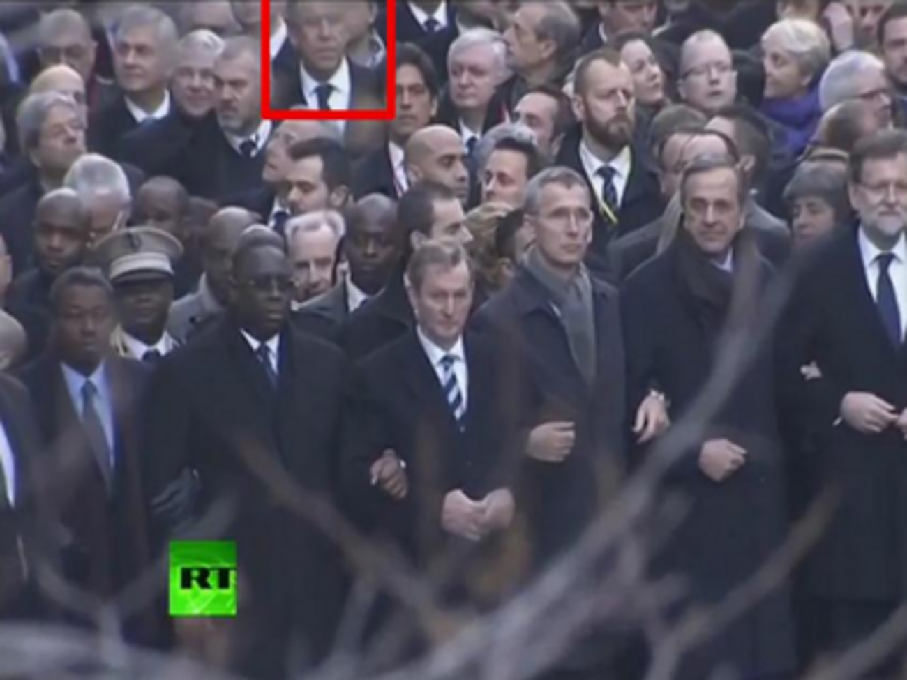 Представителю России не нашлось места в первом ряду