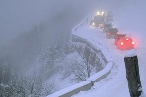 Во время схождения лавины никто не пострадал
