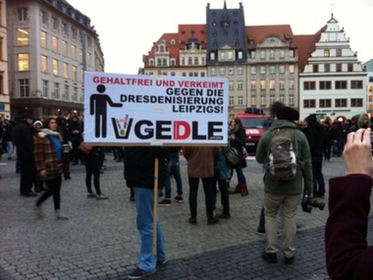 Лейпциг ожидает от 6000 до 10 000 участников митинга