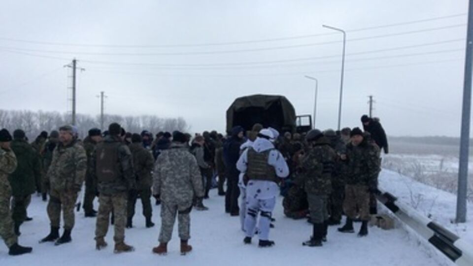 Ротация украинских военных под контролем боевиков