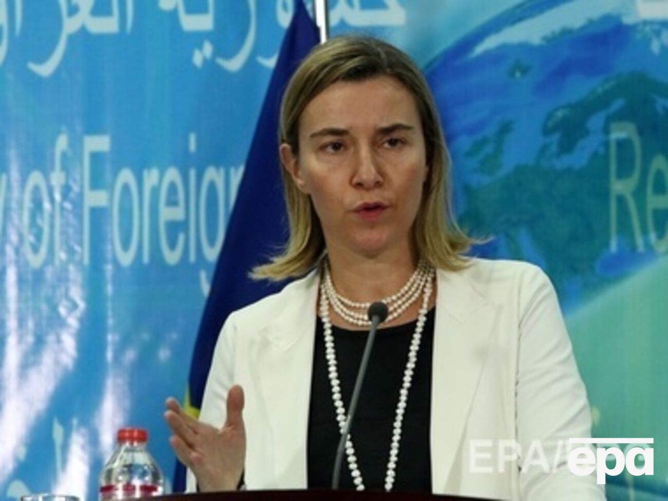 Могерини: Санкции, связанные с аннексией Крыма ЕС отменит только после возвращения полуострова Украине