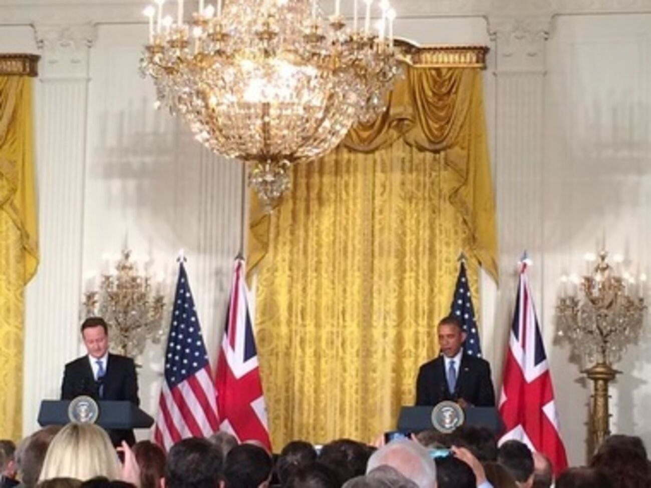 Совместная пресс-конференция Кэмерона и Обамы в Вашингтоне