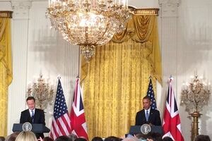 Совместная пресс-конференция Кэмерона и Обамы в Вашингтоне