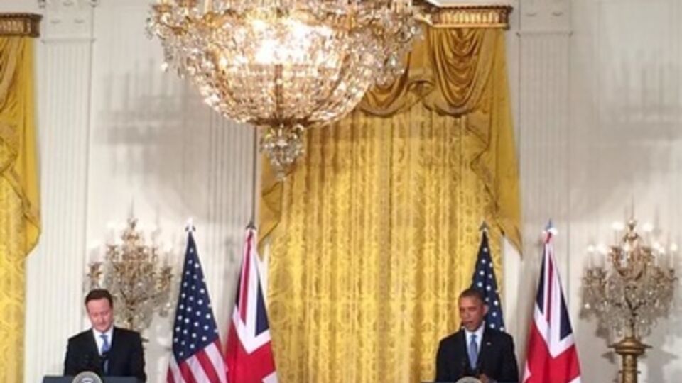 Совместная пресс-конференция Кэмерона и Обамы в Вашингтоне