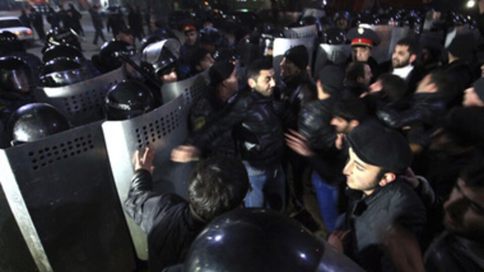 Murder in Gyumri caused skirmishes between protesters and police