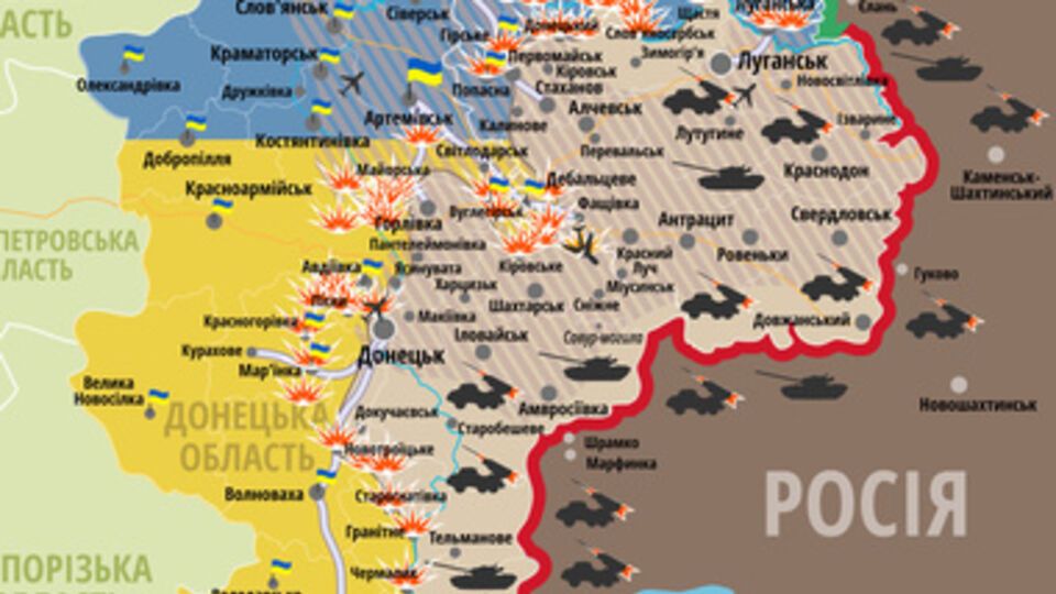 Боевики ведут огонь по всему периметру зоны АТО