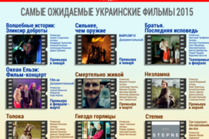 Самые ожидаемые украинские кинопремьеры-2015. ИНФОГРАФИКА