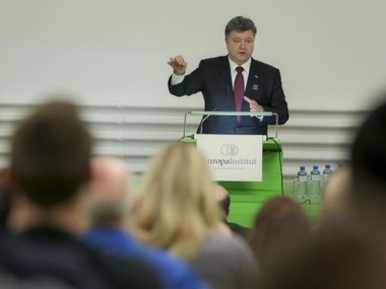 Сегодня Петр Порошенко выступил в Университете Цюриха