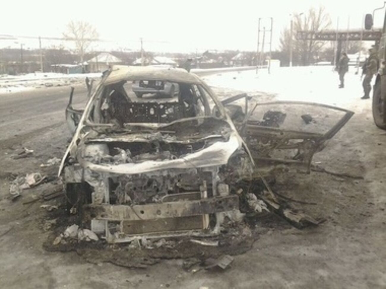 Во время перестрелки, когда погиб Александр Беднов, был сожжен его автомобиль и машина охраны