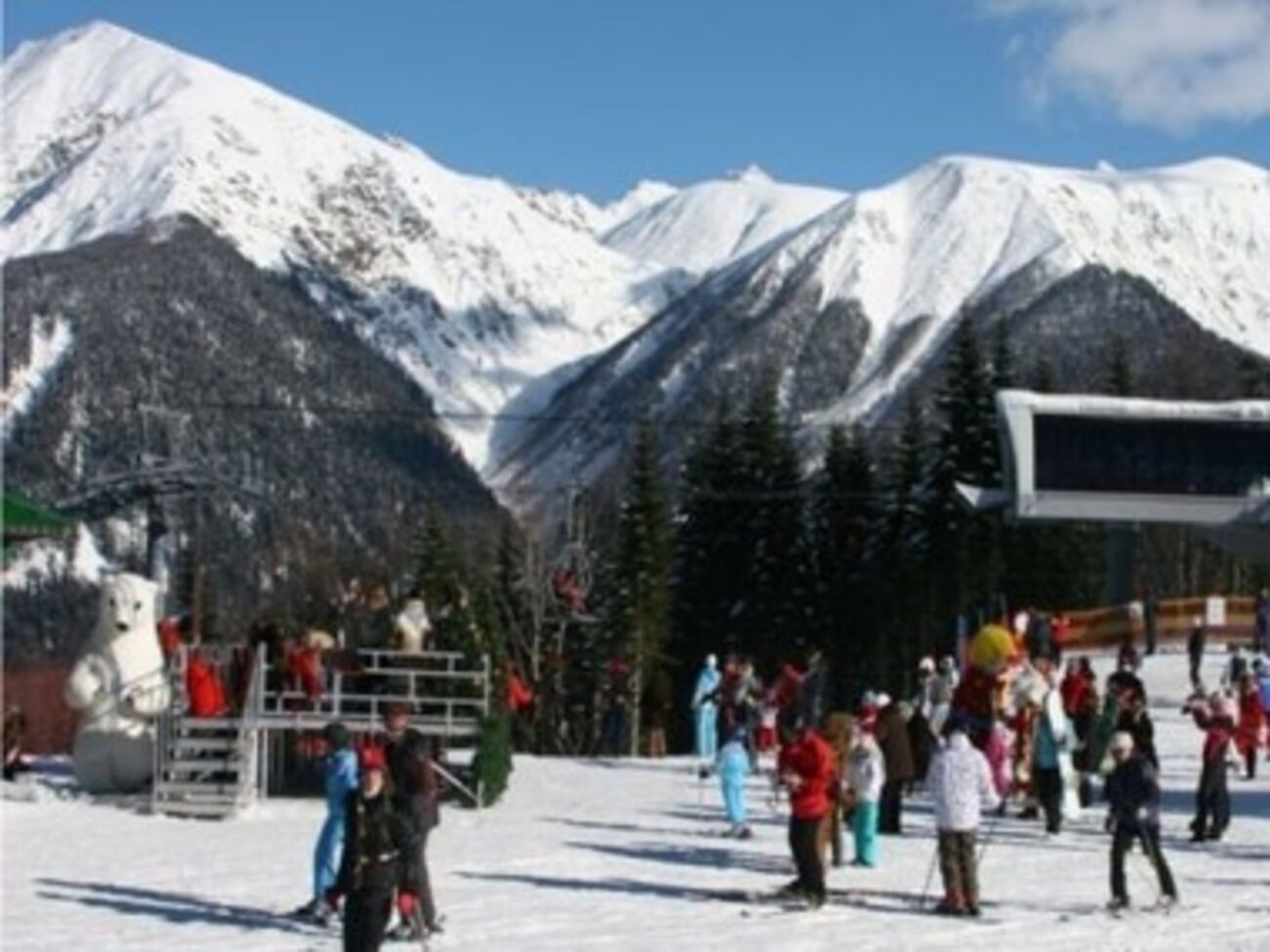 В последние несколько недель на курорте в Сочи наблюдалось большое количество отдыхающих