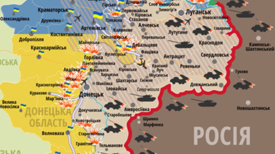 Обстрелы на Донбассе не прекращаются