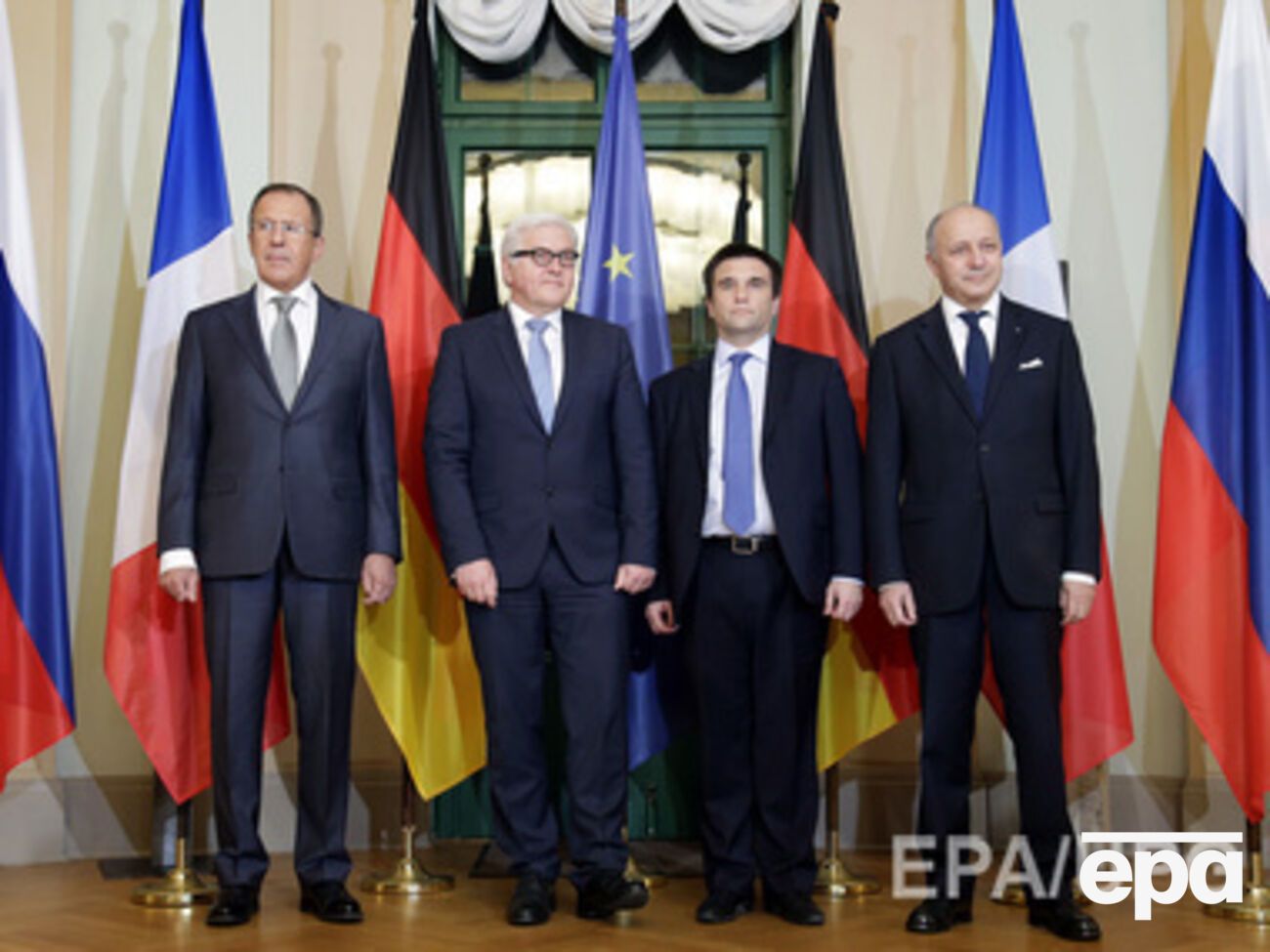 Предыдущие переговоры глав внешнеполитических ведомств четырех стран состоялись 12 января