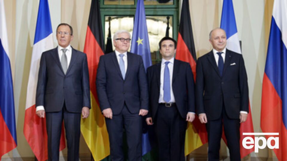 Предыдущие переговоры глав внешнеполитических ведомств четырех стран состоялись 12 января